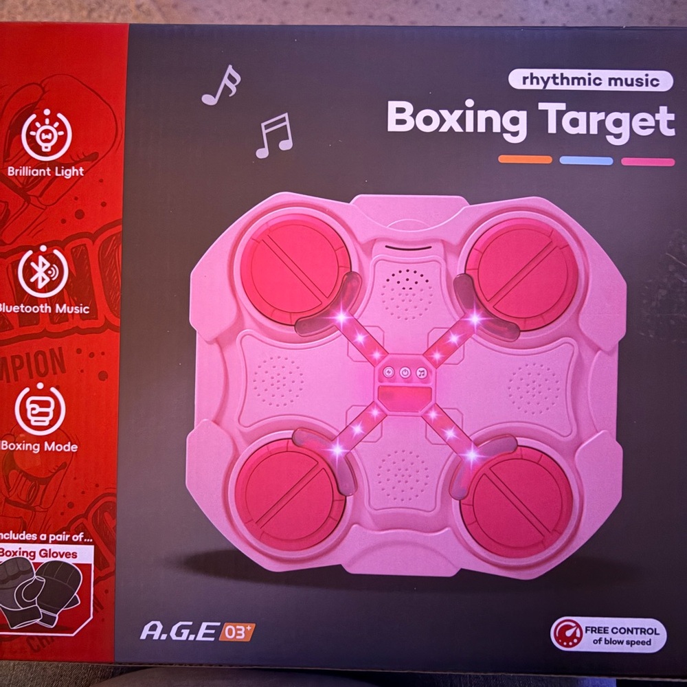 Rhythmic Music Boxing Target with Bluetooth